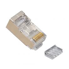 NSi Industries 106206J - RJ45 Shield C6 2pc Con w/Lnr RdSld 3Pr C