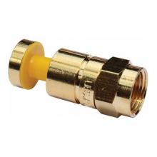 NSi Industries 18225 - F RGB Compression 25AWG Gold Pl 25/Bg