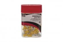 NSi Industries R12-14V-P - 12-10 Vinyl Ring 1/4" Stud 40Pc PRO Pack