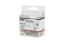 NSi Industries R16-14 - 16-14 Bare Ring Terminal 1/4 Stud