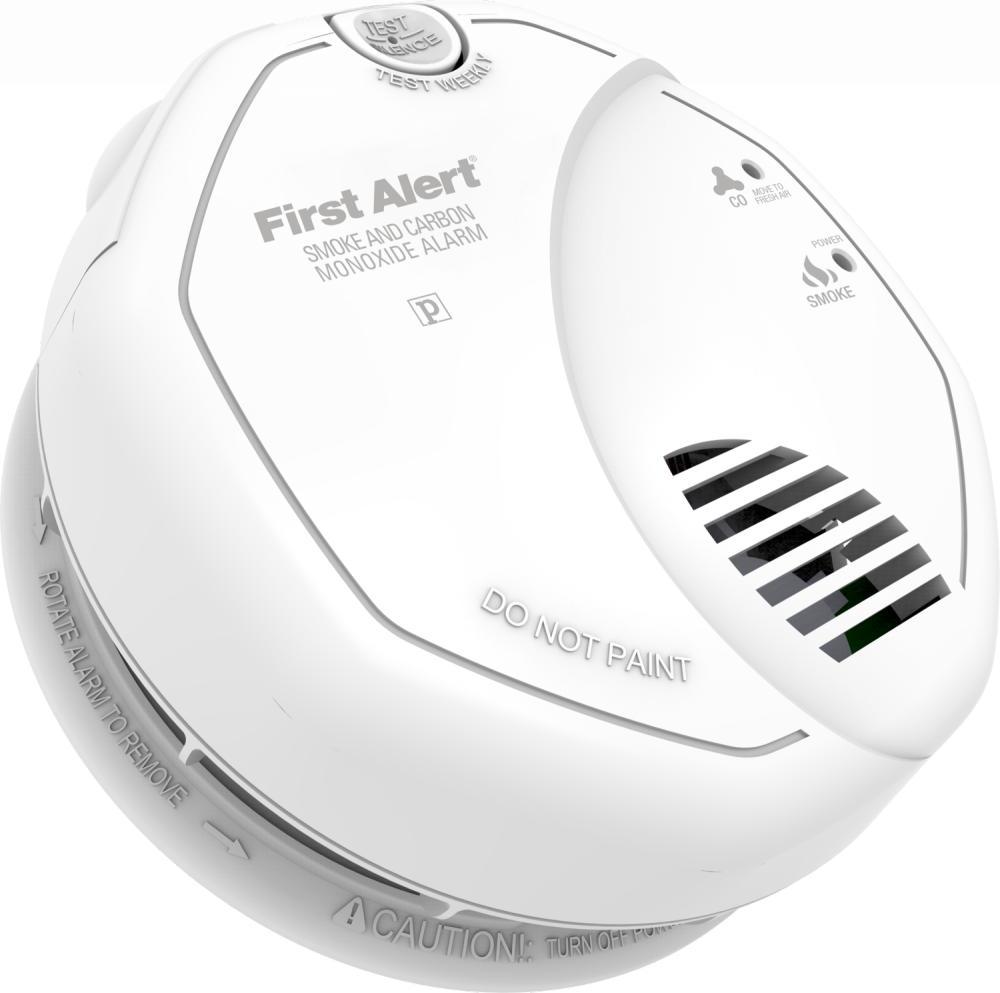 120V AC Photo Smoke/CO Alarm w/Voice