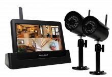 BRK DWH-472 - 4 CHN Wireless DVR w/ 7" Mon & 2 CAM-LAN