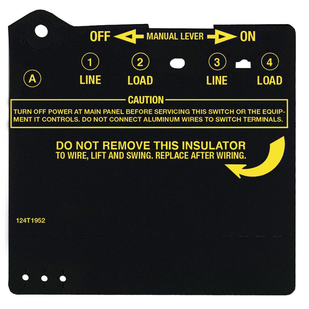 Insulator for Double-Pole Time Switch (T103, T10