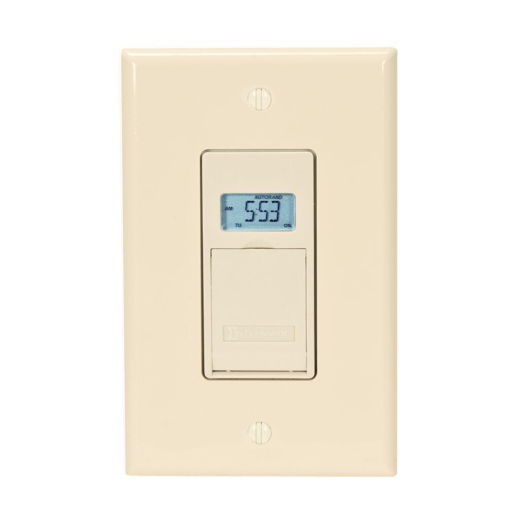 7-Day Standard Programmable Timer, 120 VAC, 12A,