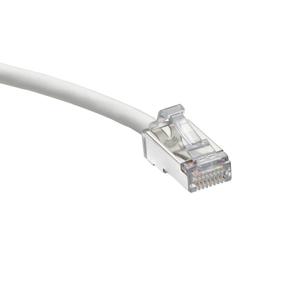 PCORD CAT 6A HIGH-FLEX 1 FT (0.30M) WH