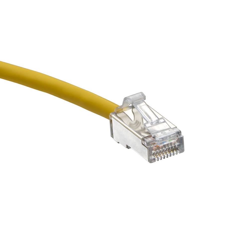 PCORD CAT 6A HIGH-FLEX 1 FT (0.30M) YL