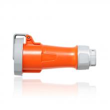 Leviton 430C12WLEV - 30 Amp Pin & Sleeve Connector-ORANGE