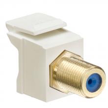 Leviton 40831-FTG - COUPLER F-CONNECTOR GOLD PLATED LA