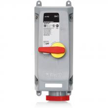 Leviton 460MF7WLEV - 60A Mechanical Interlock - RED