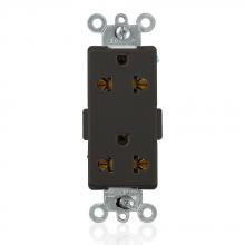 Leviton 5835-E - 10/16A-250V  5-15R DECORA REC-BLK