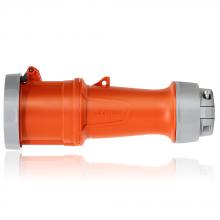 Leviton 460C12WLEV - 60 AMP PIN & SLEEVE CONNECTOR-ORANGE