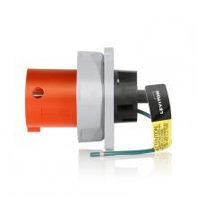 Leviton 460B12WLEV - 60 AMP PIN & SLEEVE INLET-ORANGE