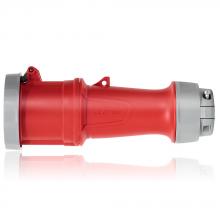 Leviton 360C7WLEV - 60 Amp Pin & Sleeve Connector-RED