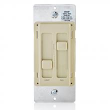 Leviton 66DF-10I - SURESLIDE UNIV FAN-LIGHT 120V IV