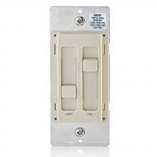 Leviton 66DF-10T - SURESLIDE UNIV FAN-LIGHT 120V LT-ALD