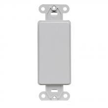 Leviton 80414-GY - GY DECORA BLANK ADAPTER PLASTIC