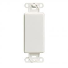 Leviton 80414-2W - WH DECORA BLANK ADAPTER PLASTIC