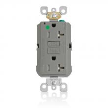 Leviton AGTR2-HGG - 20A HG AFCI GFCI RCPTL GRY