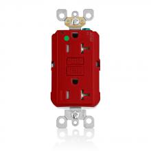 Leviton AGTR2-HGR - 20A HG AFCI GFCI RCPTL RED