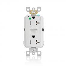 Leviton AGTR2-HGW - 20A HG AFCI GFCI RCPTL WHT