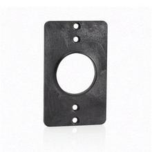 Leviton 3052-E - COVERPLATE 1.39 DIAM SINGLE-GANG BLACK