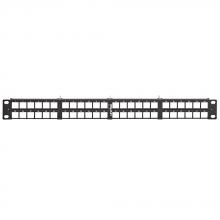 Leviton E2X1F-S48 - 48PORT 1RU SHLD FLAT E2XHD PANEL