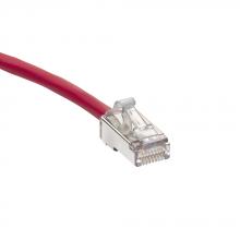 Leviton H6A10-1R - PCORD CAT 6A HIGH-FLEX 1 FT (0.30M) RD