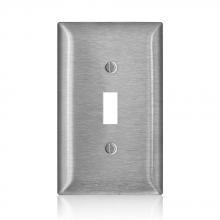 Leviton SSJ1-C40 - SS 1 GANG MID SIZE TOGGLE WALLPLATE