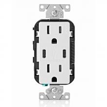 Leviton T5635-W - 15A TR RECPT USB TYPE CC CHRG - WHITE