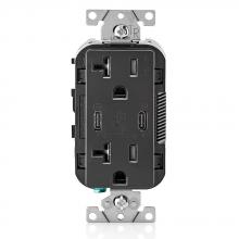 Leviton T5835-E - EB 20A TR RECPT USB TYPE CC CHRG