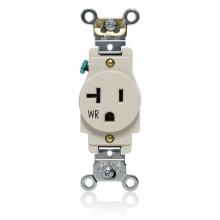 Leviton W5361-T - WEATHER RESISTANT SINGLE RECEPTACLE