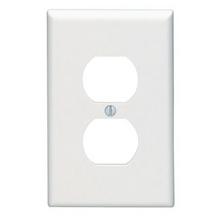 Leviton 80503-W - WH WP 1G DUP MIDWAY SIZE W/CAPTIVE SCR