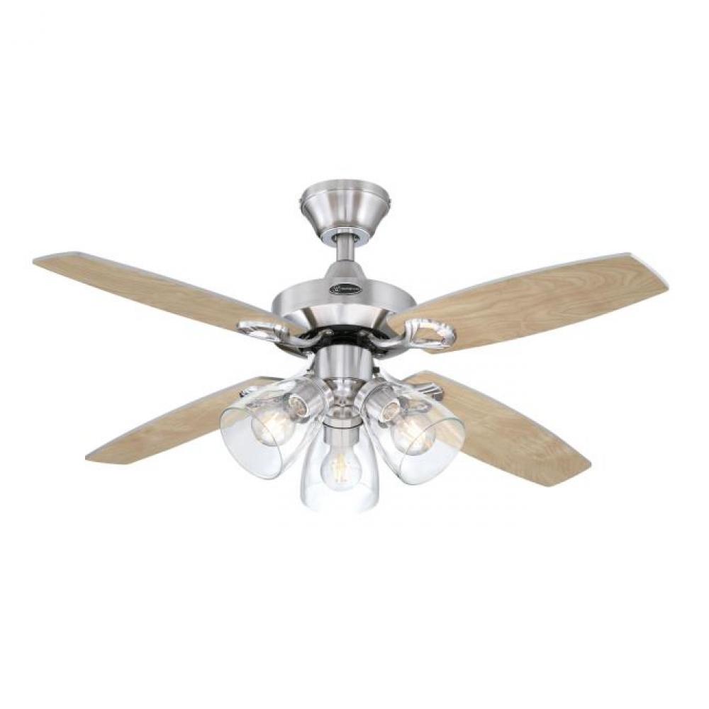 Crusader 42-Inch Indoor Ceiling Fan with Dimmabl