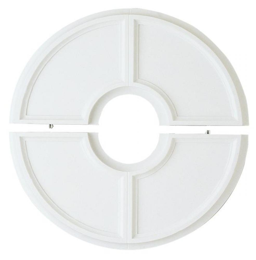 16" WH Plastic Split Medallion