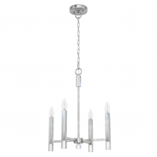 Hunter 19516 - Hunter Sunjai Brushed Nickel 4 Light Pendant Ceiling Light Fixture