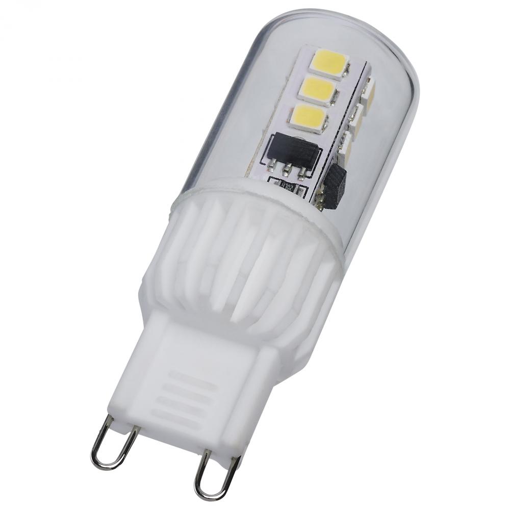 3.5 Watt Mini LED; G9 Base; 5000K; Clear Finish; 120 Volt