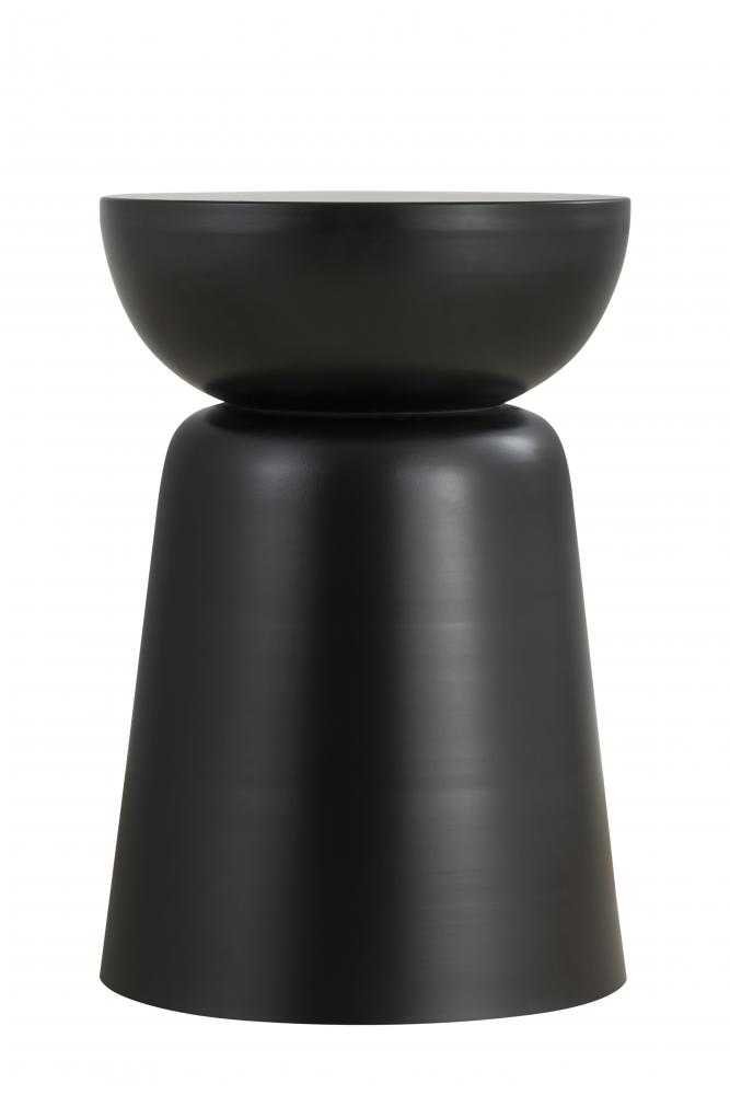 Dram Black Finished Stool