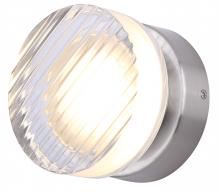 Canarm LWL297A05BN - BENNI 5.375 in. 1 Light Brushed Nickel Integrated LED Wall Light with Clear Acrylic Shade, Adjustabl