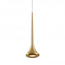 Kuzco Lighting Inc 402601BG-LED - Bach 5-in Brushed Gold LED Pendant