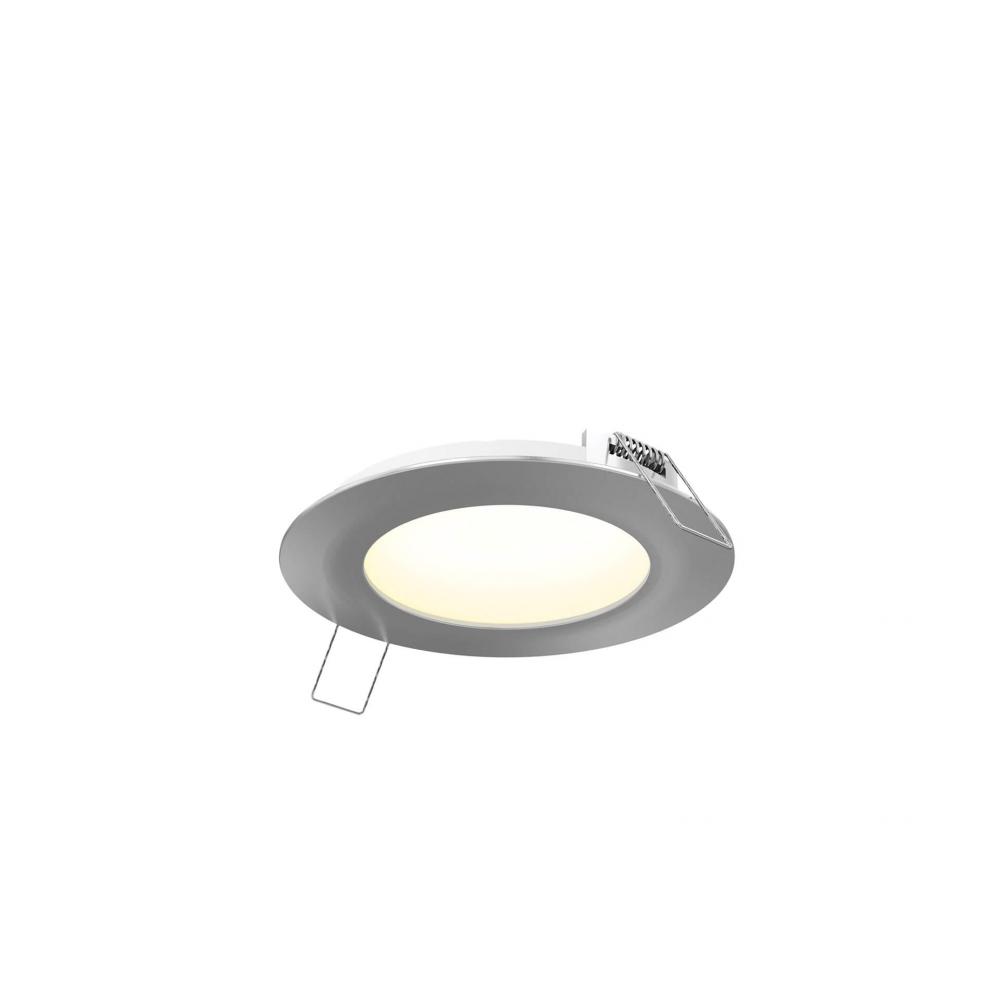 Multi CCT Slim Round Recessed Panel Light - universal 120V-347V, 0-10V dimming