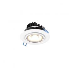 Dals GMB4-CC-V-WH - Multi CCT Round gimbal recessed light - universal 120V-347V, 0-10V dimming