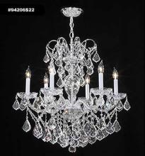 James R Moder 94206S22 - Vienna 6 Glass Arm Chandelier