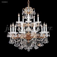 James R Moder 94340BZ2GT - Madrid Cast Brass 15 Arm Chandelier