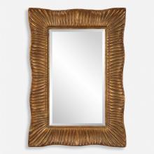 Uttermost 09971 - Emerson Scalloped Antique Gold Mirror