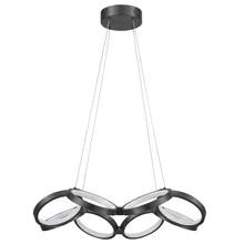 Dainolite PHO-2564LEDC-MB - 64W Chandelier, MB w/ WH Silicone Diff