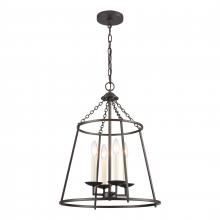 ELK Home EC89694/4 - Joanie 17.25'' Wide 4-Light Pendant - Old Bronze