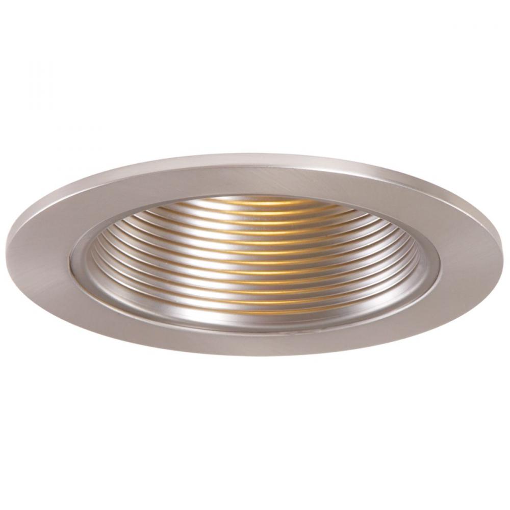 4IN METAL BAFFLE SATIN NICKEL