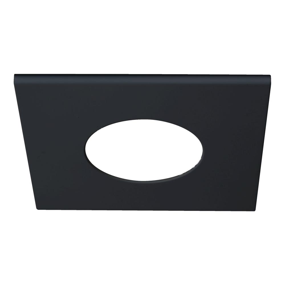 4" JBD SQUARE OVERLAY, MATTE BLACK