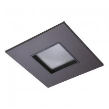 Cooper Lighting Solutions - Canada TL44S2GGBBB - 2" SQ PIN, DIF LENS, G  BRZ FLG, BLK FRM