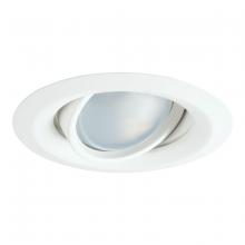 Cooper Lighting Solutions - Canada 5165WH - 5" WH GIMBAL, WH SF RING, 30DEG TILT